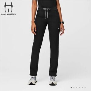 Figs Women's High Waisted Yola Skinny Scrub Pants